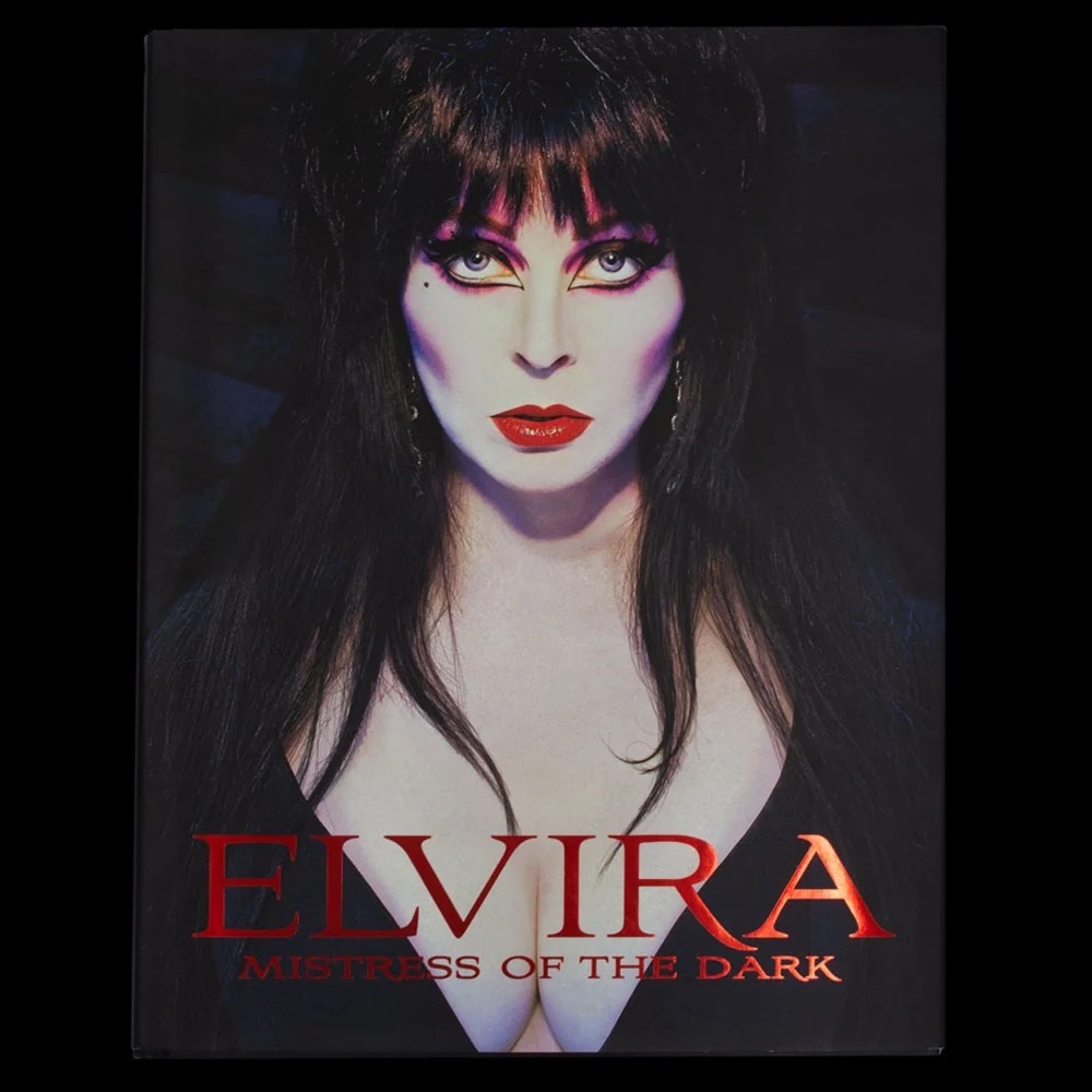 Elvira Mistress of the Dark Book with autograph
